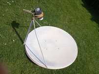 Antena Satelitarna 95 x 86 konwerter na dwie satelity