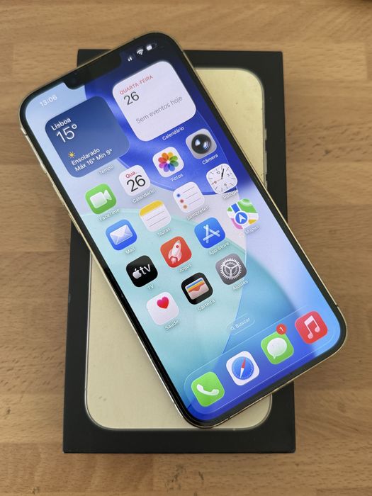 Iphone 13 pro max 128gb desbloqueado caixa(ACEITO RETOMA)