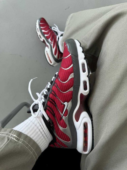 !SALE! Nike Air Max TN Plus Gray Red 38 39 40 41 42 43 44 45 найк тн