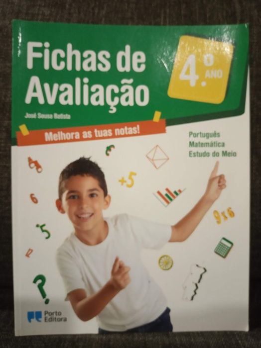 Manuais 4 ano: Livro de inglês e Fichas de avaliação