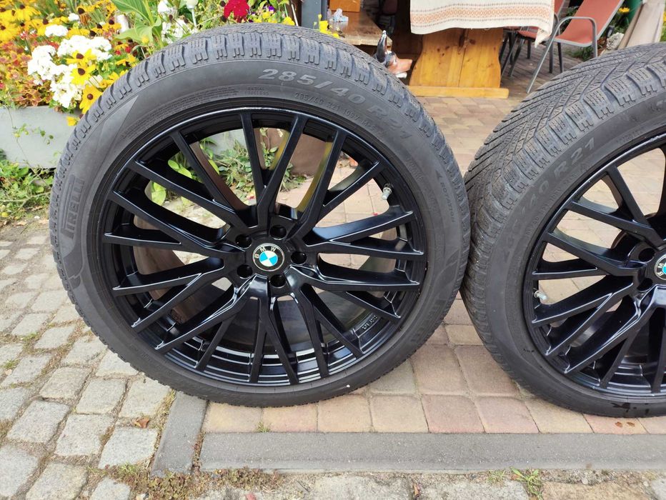 Felgi BMW 21 CALI AEZ 285/40/21 PIRELLI ZIMA 5X112 G07 G7x Seria 5
