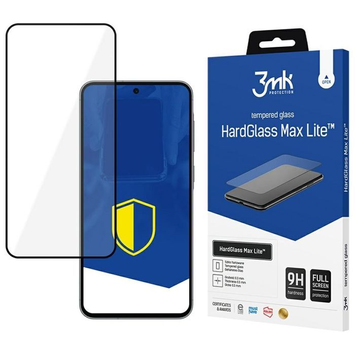 Szkło hartowane 3MK HardGlass Max Lite   do Samsung Galaxy A36/A56