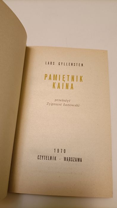 "Pamiętnik Kaina "