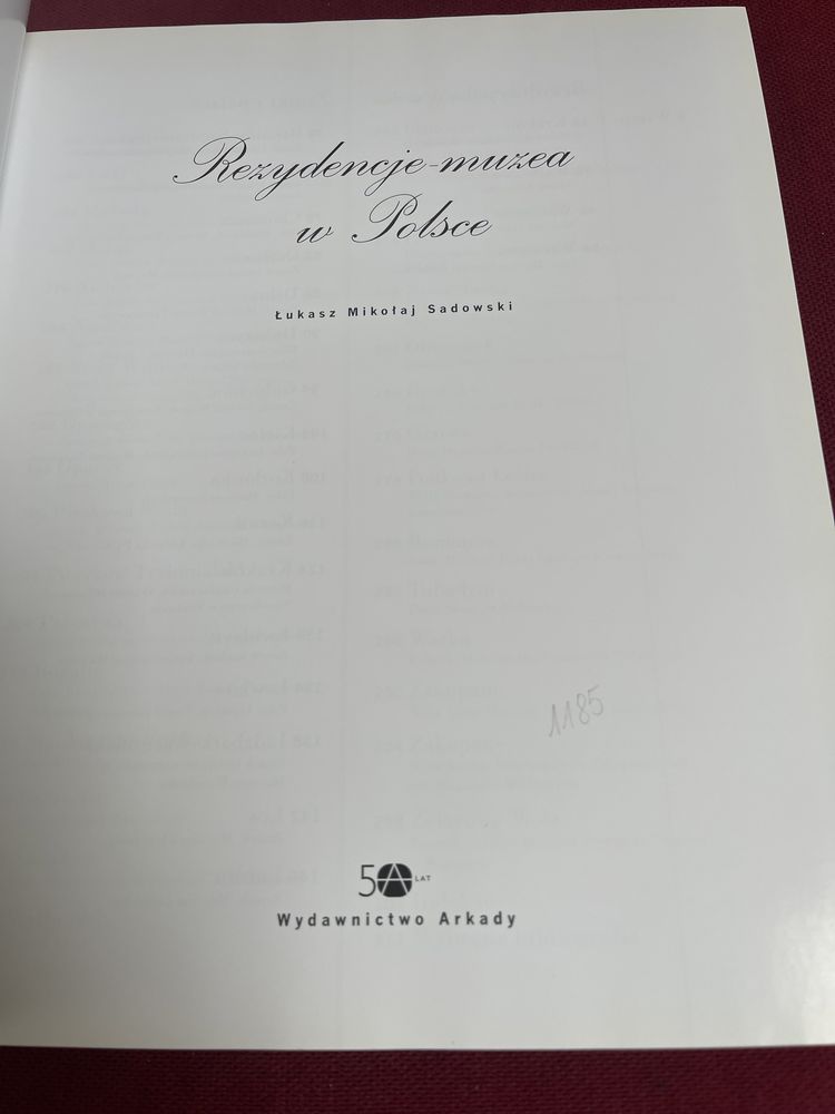 Sadowski Rezydencje Muzea w Polsce