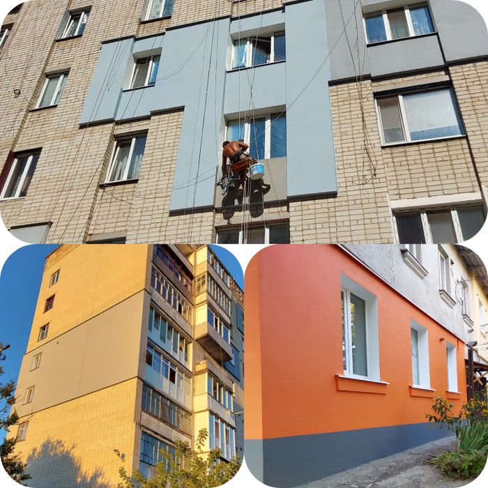 Утеплення фасадів, будинків, квартир мінеральною ватою 10см