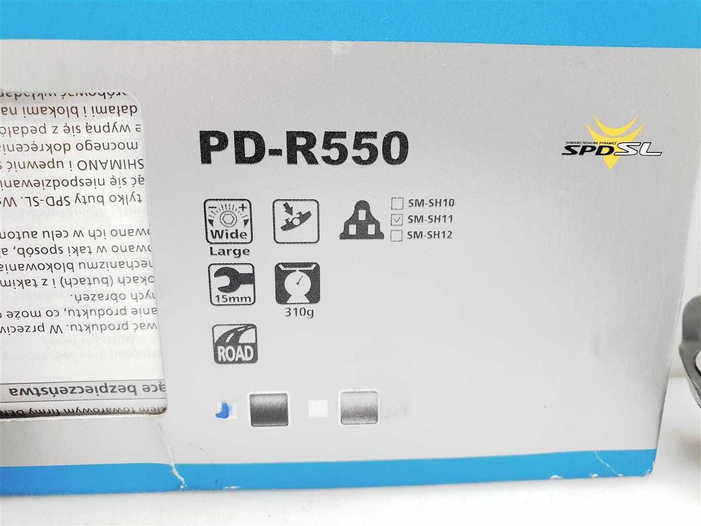 Pedały szosowe Shimano SPD SL PD-R550