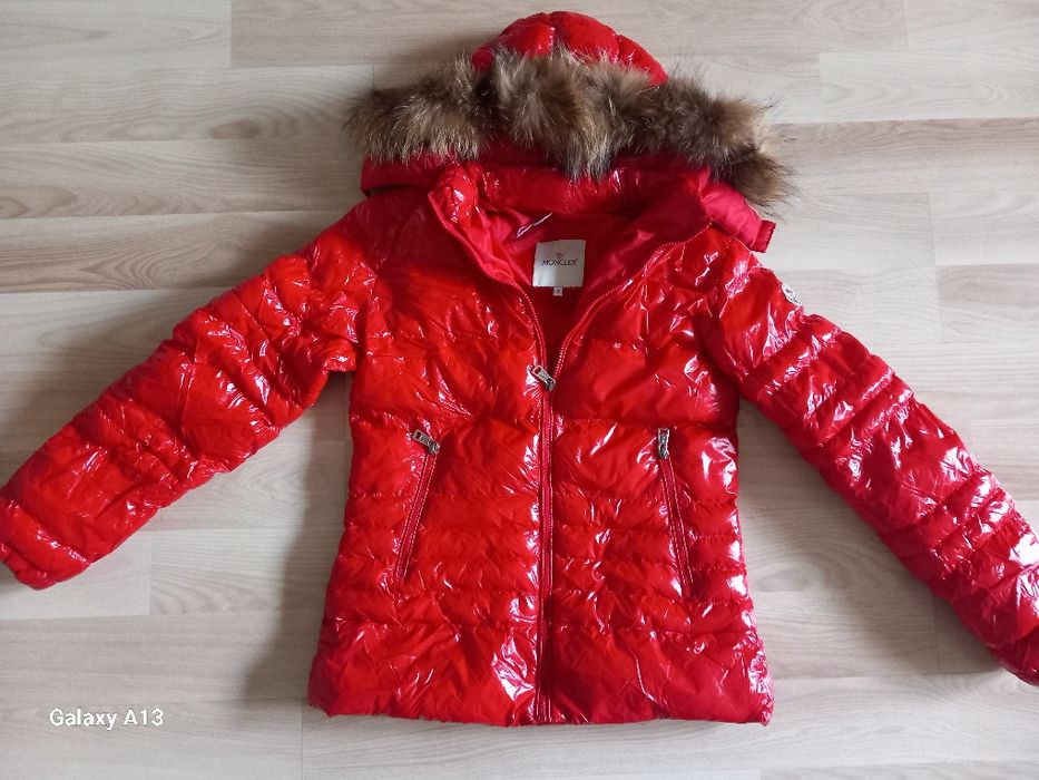 Moncler kurtka damska s Lakierowana