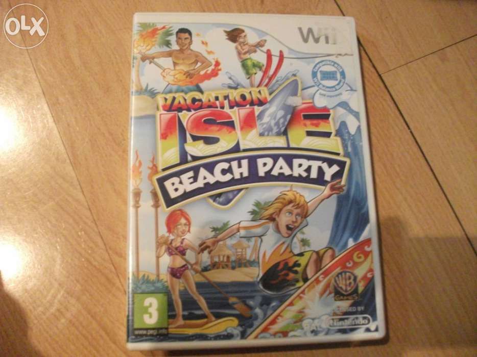 Jogo wii isle beach party