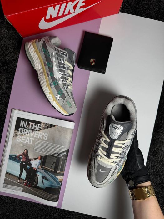 Жіночі кросівки найк Nike P-6000 Fleece Grey White Mint [36-41]
