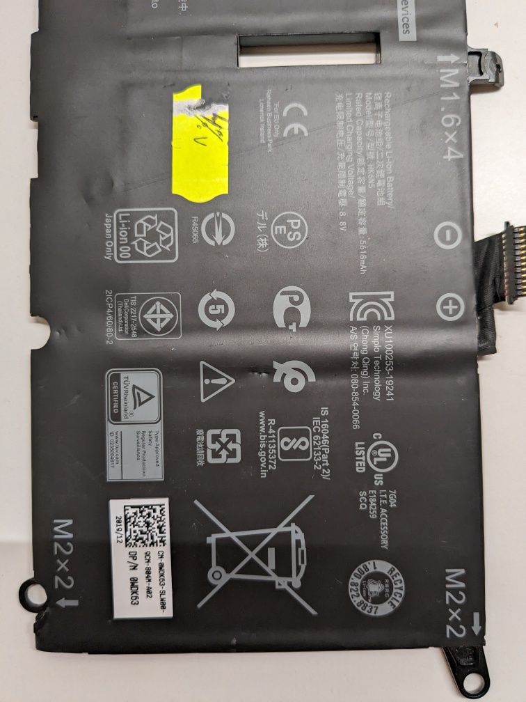 Оригінальна батарея Dell HK6N5