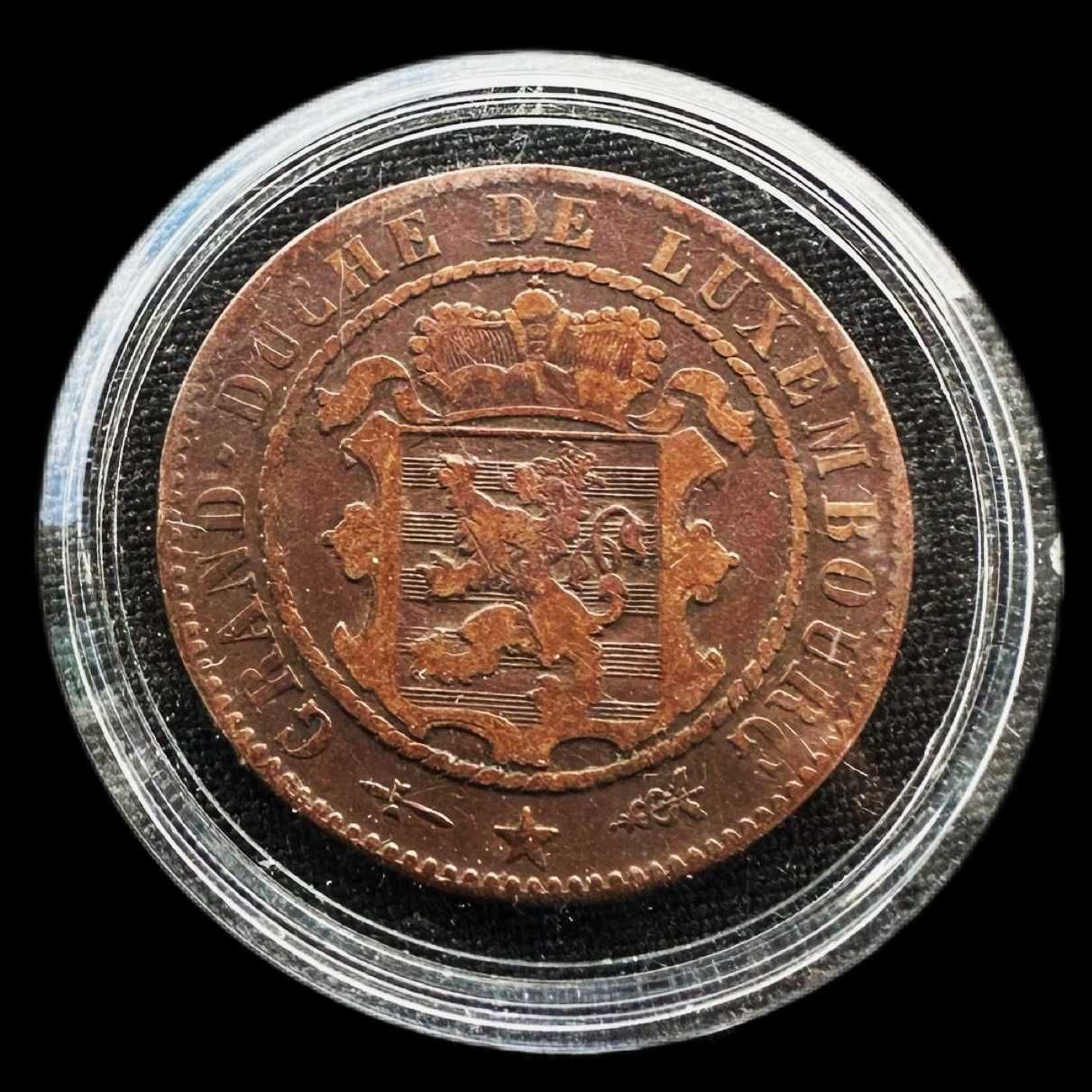 Moeda de 10 Centimes - 1870 - Grão-Ducado do Luxemburgo