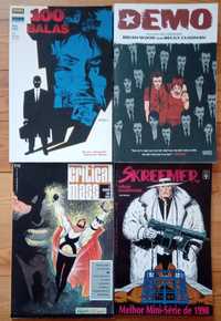 BD: 100 Balas; Scarlett Dream, Sienkiewicz, Fortalezas Voadoras