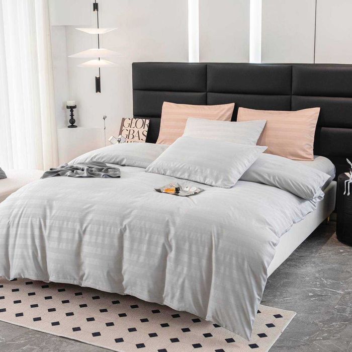 Постельное белье Сатин Страйп XR Italy 100% cotton Євро