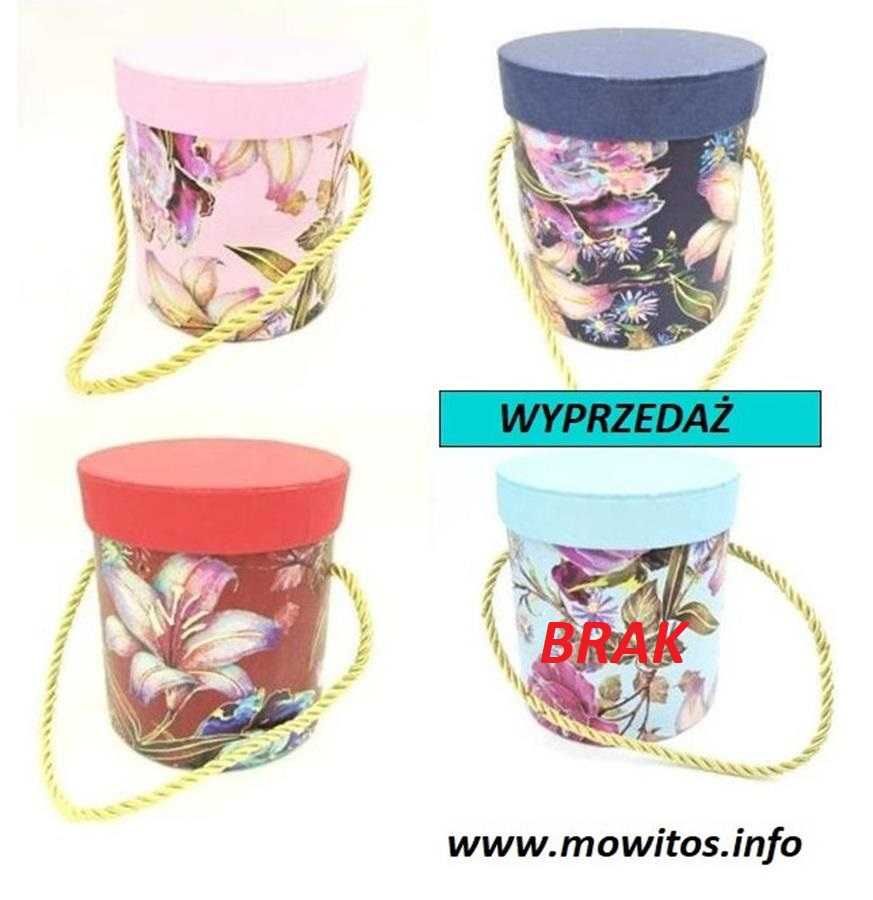 --30%  Pudełko kartonowe FLOWER BOX mix kolorów CH-2