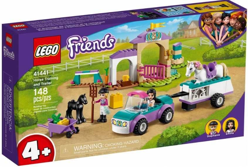 Lego Friends 41441 Szkółka Jeździecka i Przyczepa dla Konia