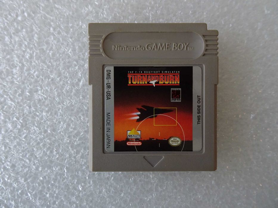 Jogos Game Boy - The F-14 Dog Fight Simulator - Turn and Burn