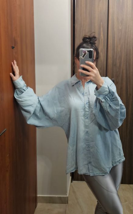 Błękitna niebieska koszula Oh Mess