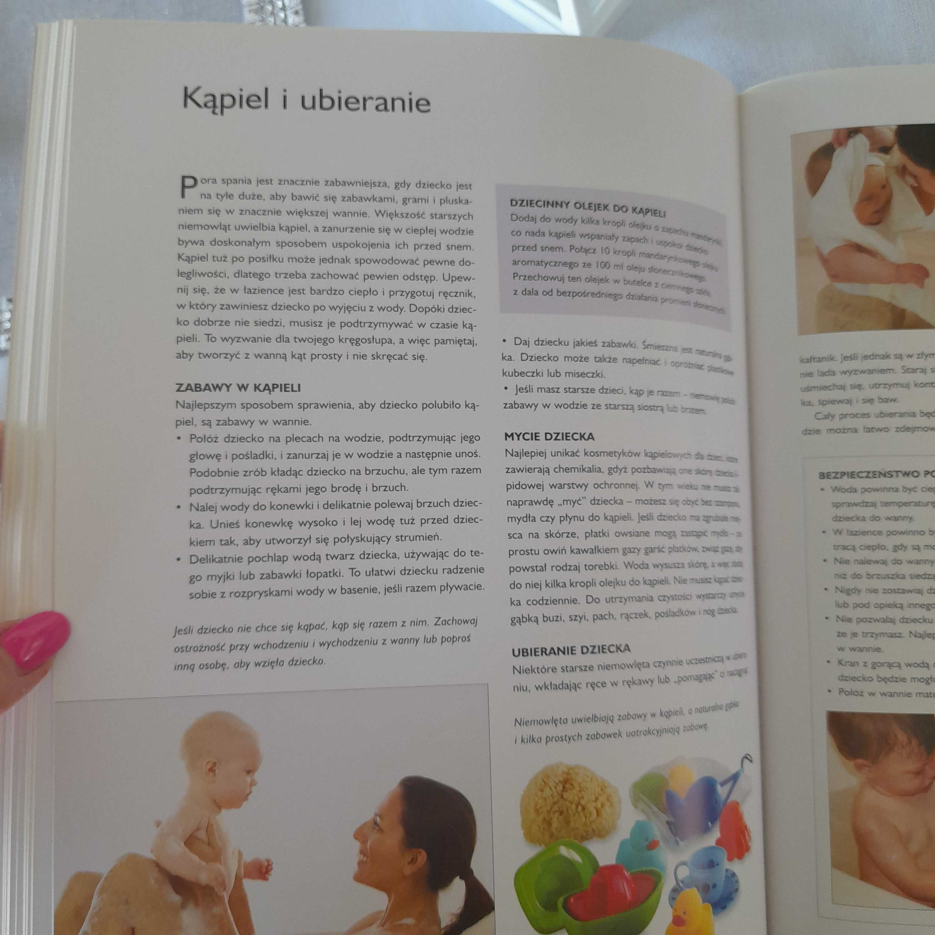 Książka poradnik Niemowlę I Dziecko naturalne sposoby opiekiKim Davies