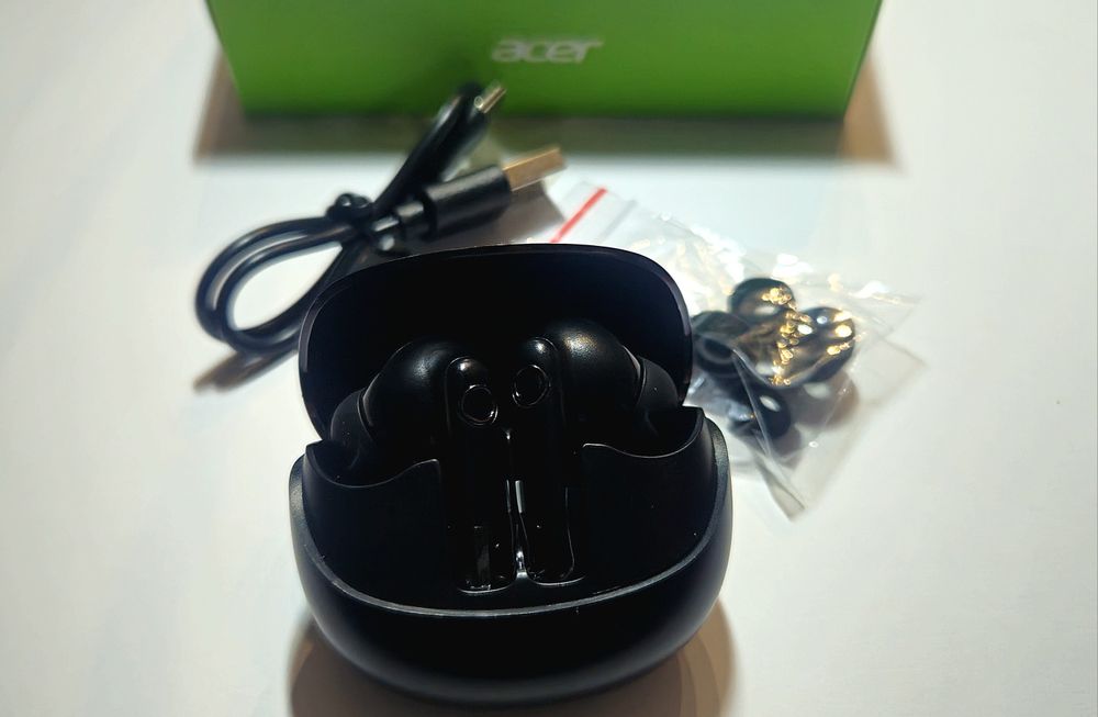 Słuchawki bezprzewodowe Acer TWS douszne Bluetooth Mikrofon Etui
