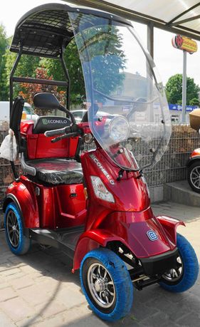Pojazd wózek skuter elektryczny inwalidzki zadaszony