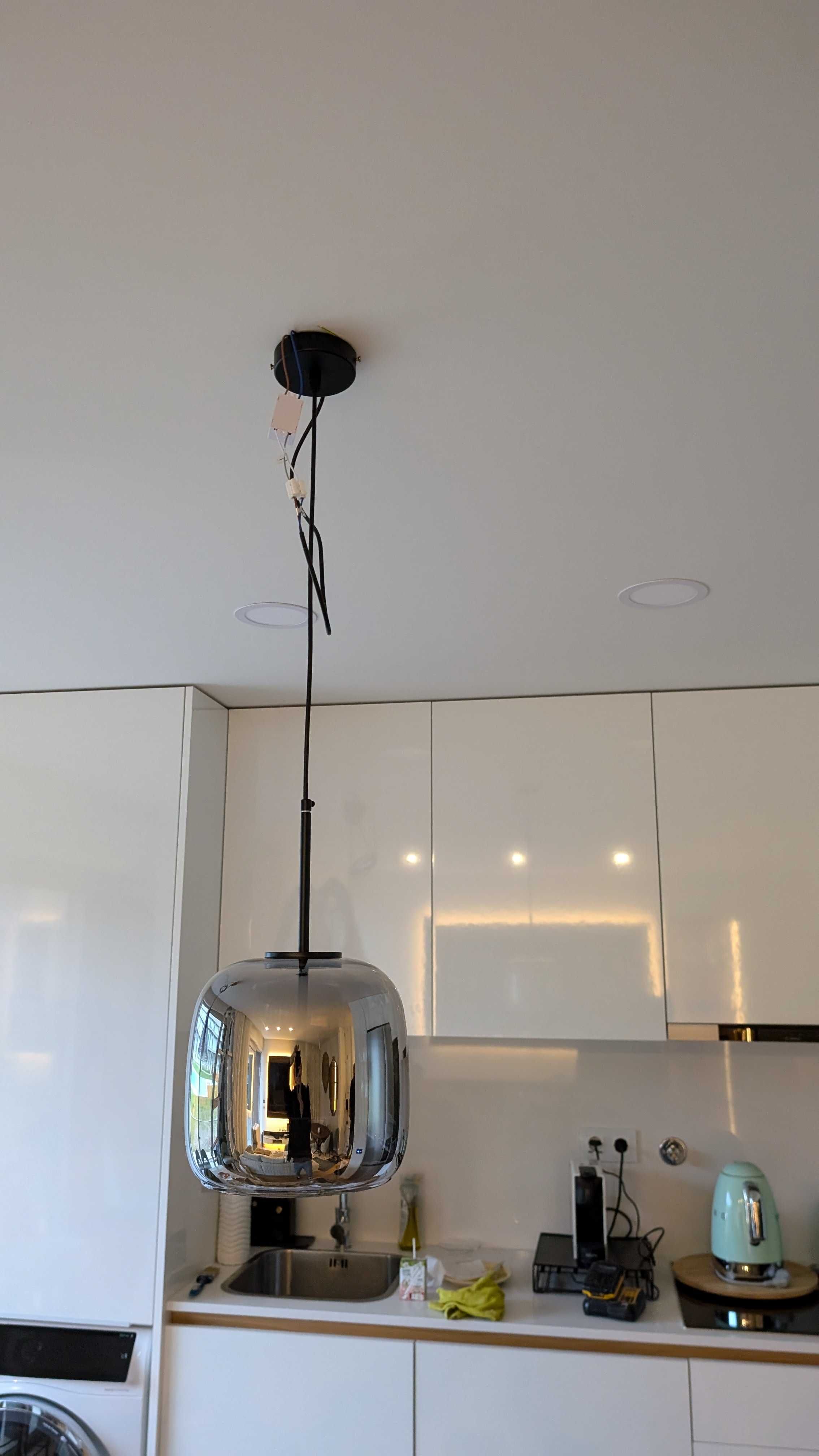 2x Candeeiros LED de Teto Suspensos Ilha, Cozinha, Quarto NOVOS