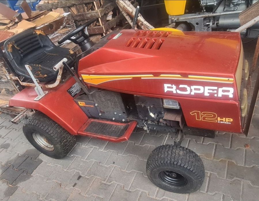 Traktorek Kosiarka ROPER Silnik Briggins Straton 12HP Kosisko