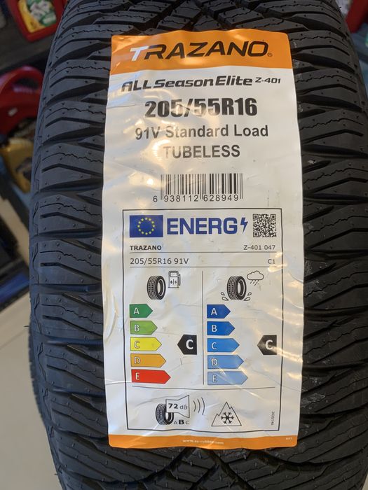 NOWA nowe opona opony TRAZANO 205/55R16 wielosezonowa całoroczna cało