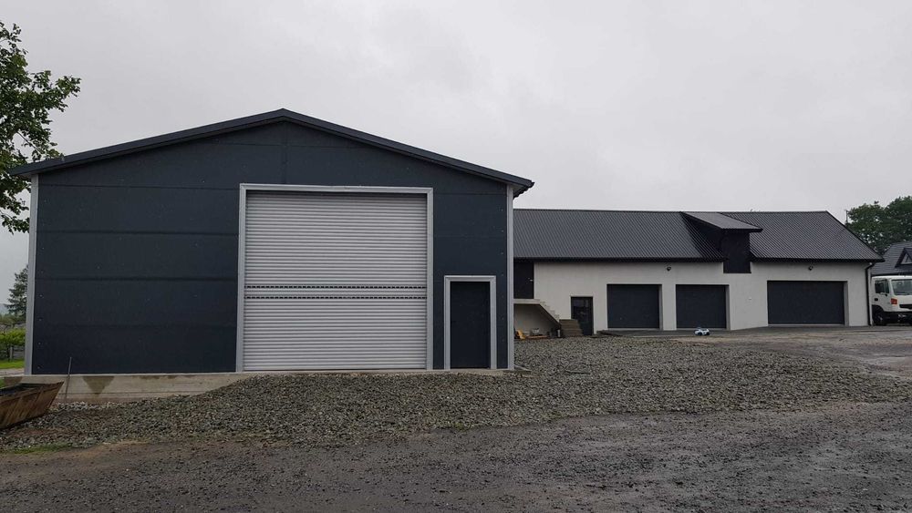 Brama rolowana PA 77 w kolorze srebrnym