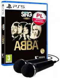 Let's Sing ABBA + 2 Mikrofony Sony PS5 NOWA prezent