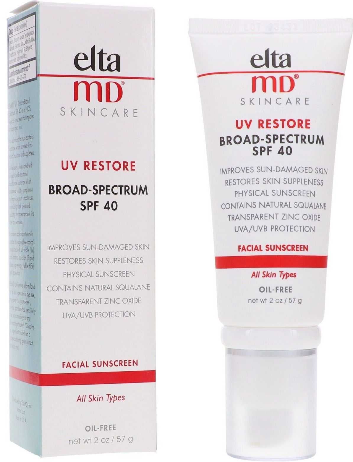 Filtr przeciwsłoneczny Elta MD Tinted Uv Restore Broad-Spectrum SPF 40