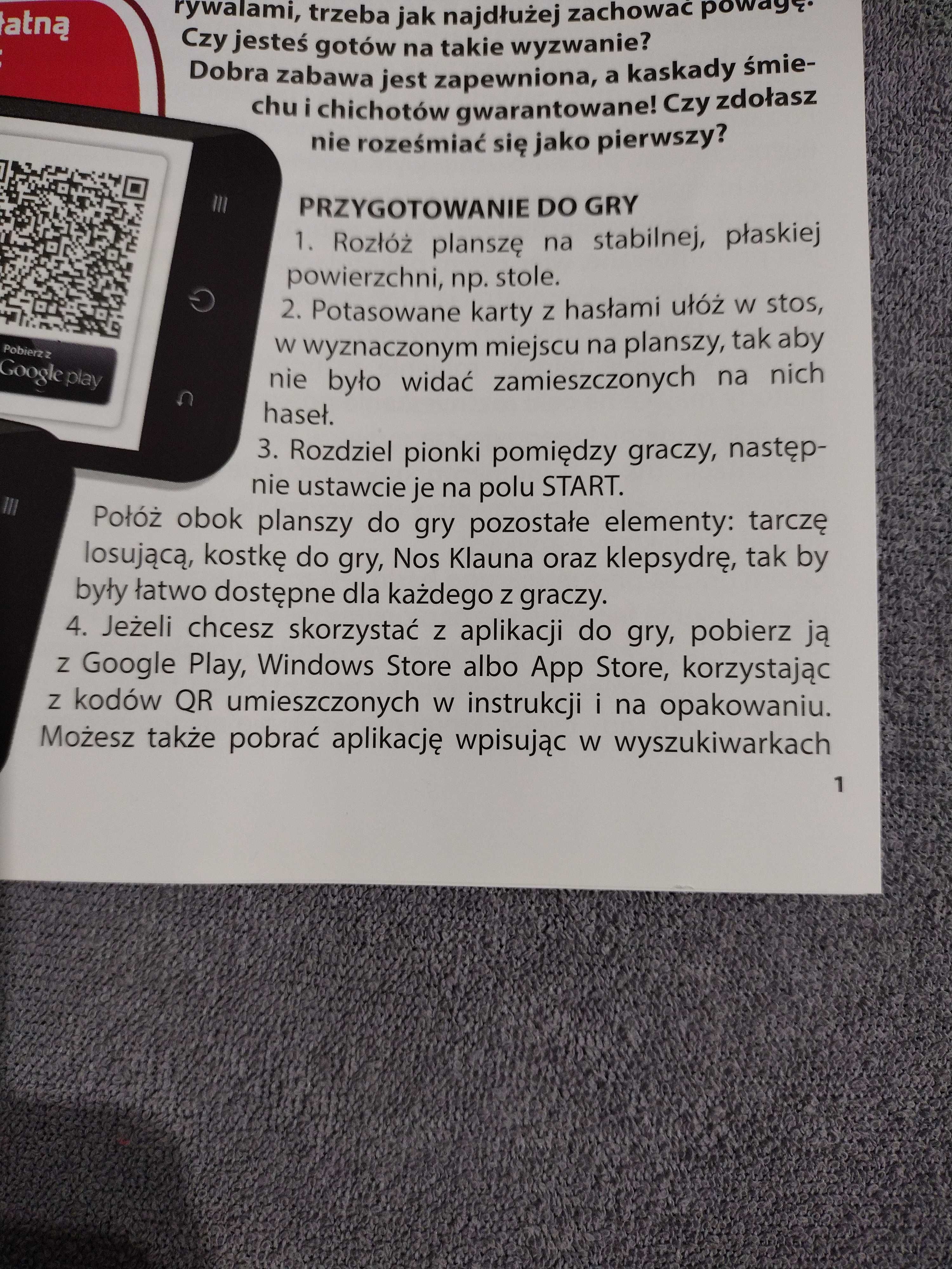 Nie śmiej się (gra familijna, dla dzieci)