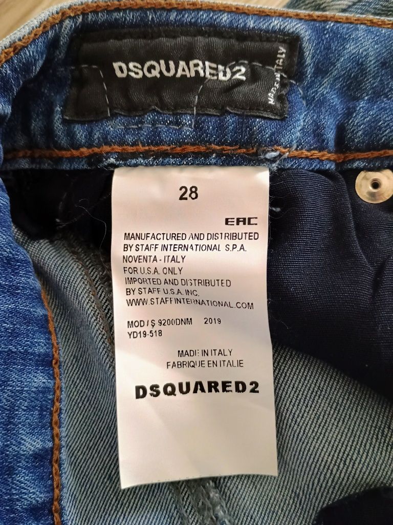 Spodenki Szorty Jeansowe Dsquared2