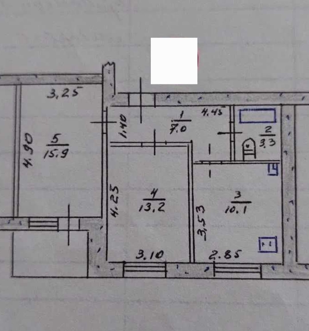 2х комнатная квартира Шевченковский район