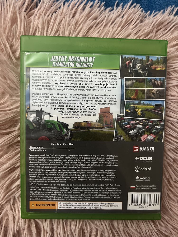 Farming simulator 17 PL xbox one s x series s x