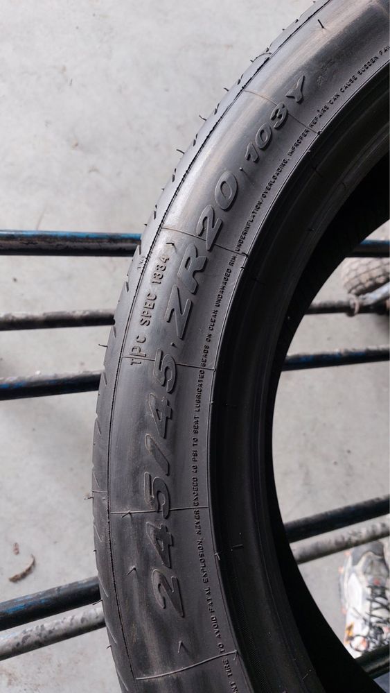 245/45/20 R20 Pirelli PZero TM 2шт новые