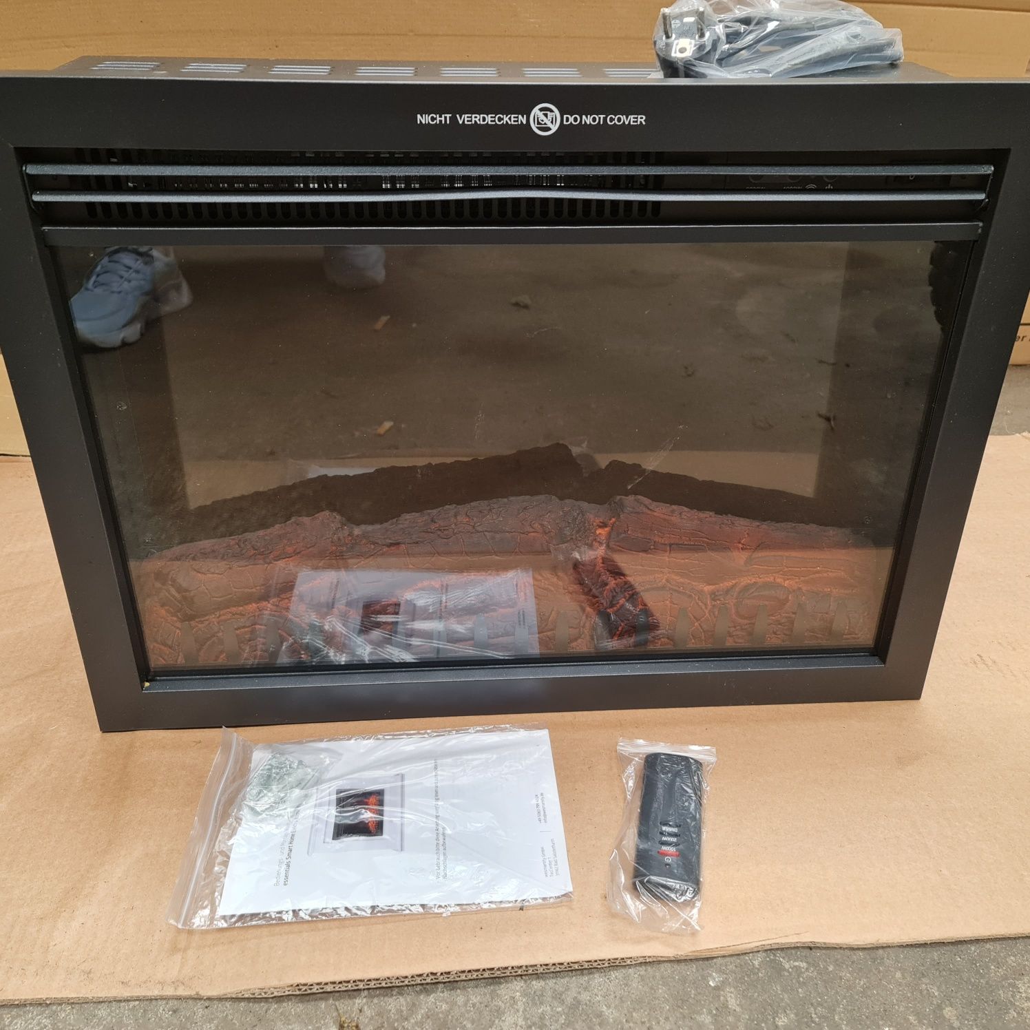 Ostatnia sztuka Nowy Kominek elektryczny wkład essentials