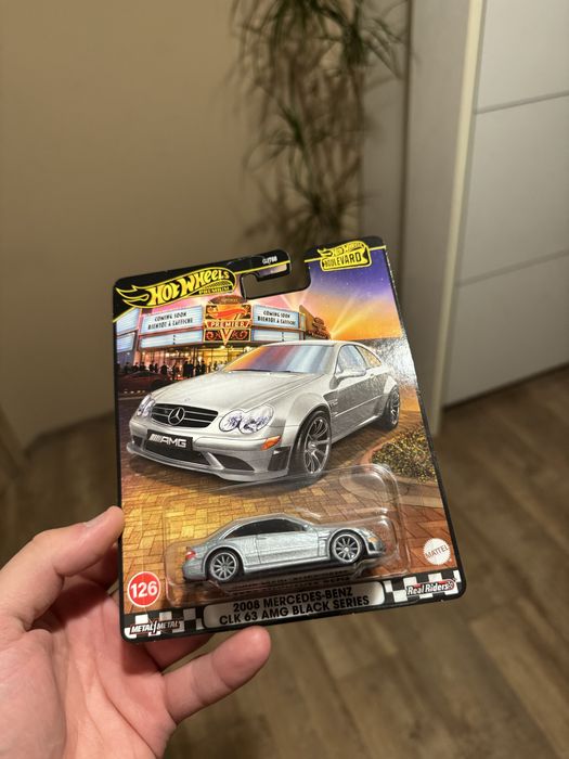 Mercedes Benz CLK 63 AMG Black Series Hot Wheels Premium