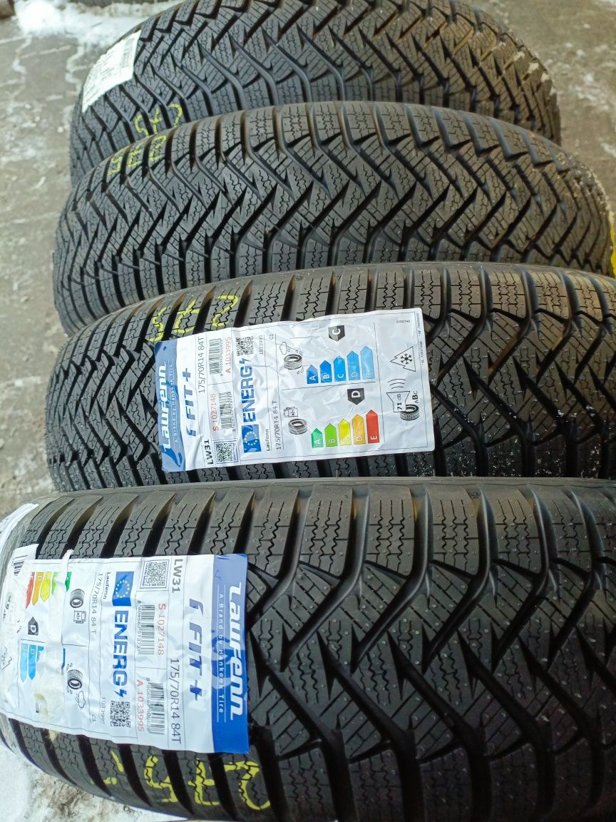 Nowe opony zimowe 175/70/14 laufen gr Hankook 2024r