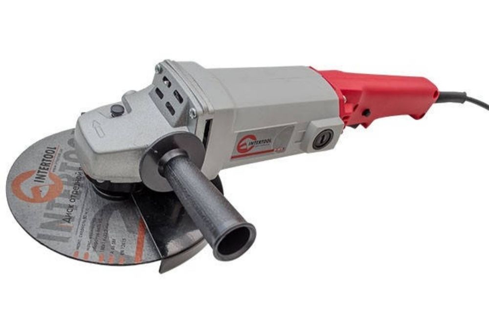 INTERTOOL DT 0218. 180мм  шлифмашина угловая, болгарка