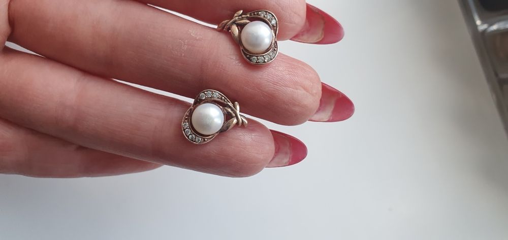 Серебряные серьги "Феерия"