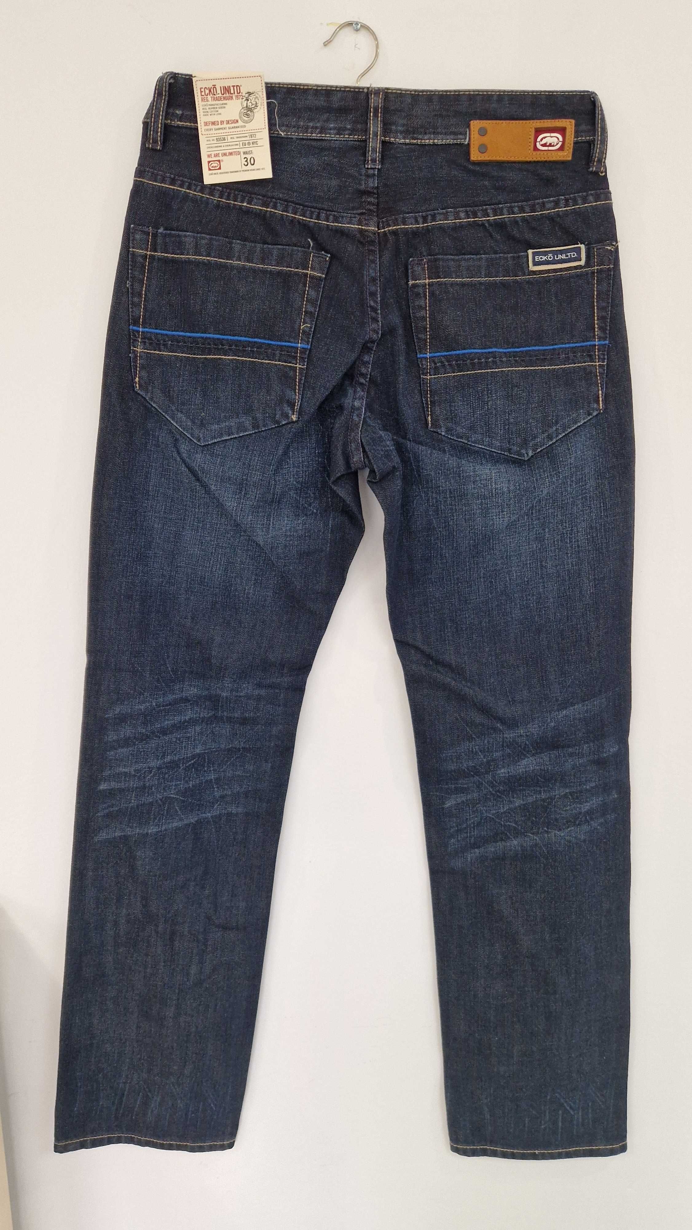 Nowe spodnie jeans ECKO UNLTD W30 (S)