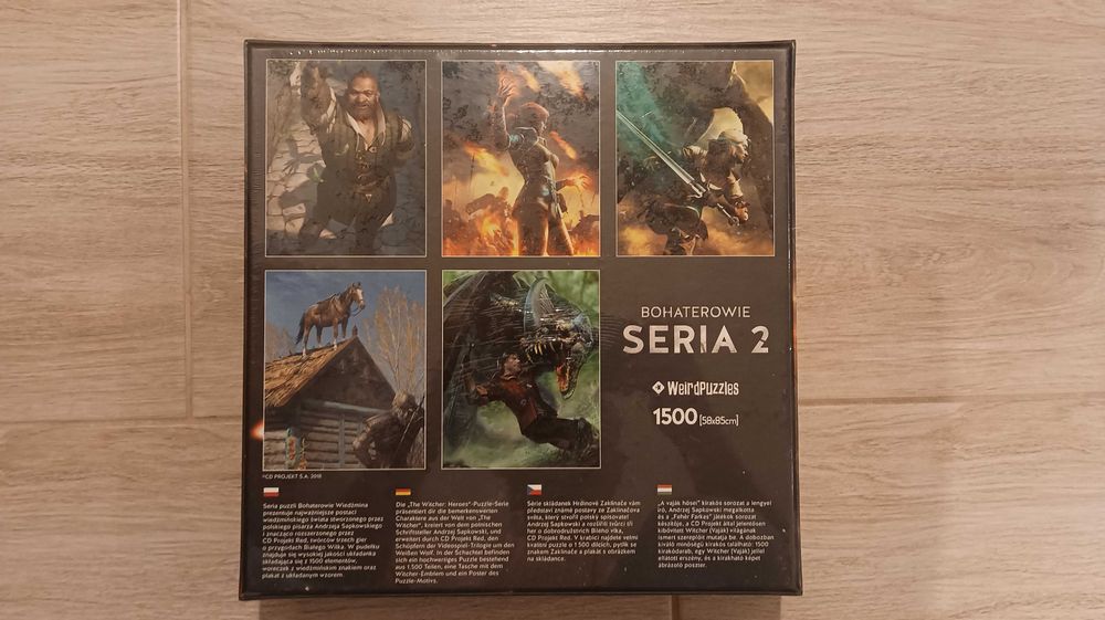 Puzzle Bohaterowie Wiedźmina Seria 2 Zoltan Chivay, 1500 elementów