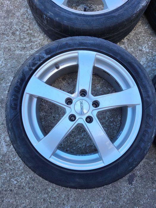 Alufelgi 17 cali 5x112 VW, SKODA, AUDI, SEAT z oponami letnimi.
