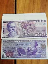 Notas 100 Pesos Mexicanos