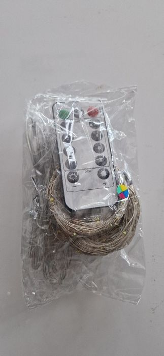 Girlanda led biała i kolorowa USB