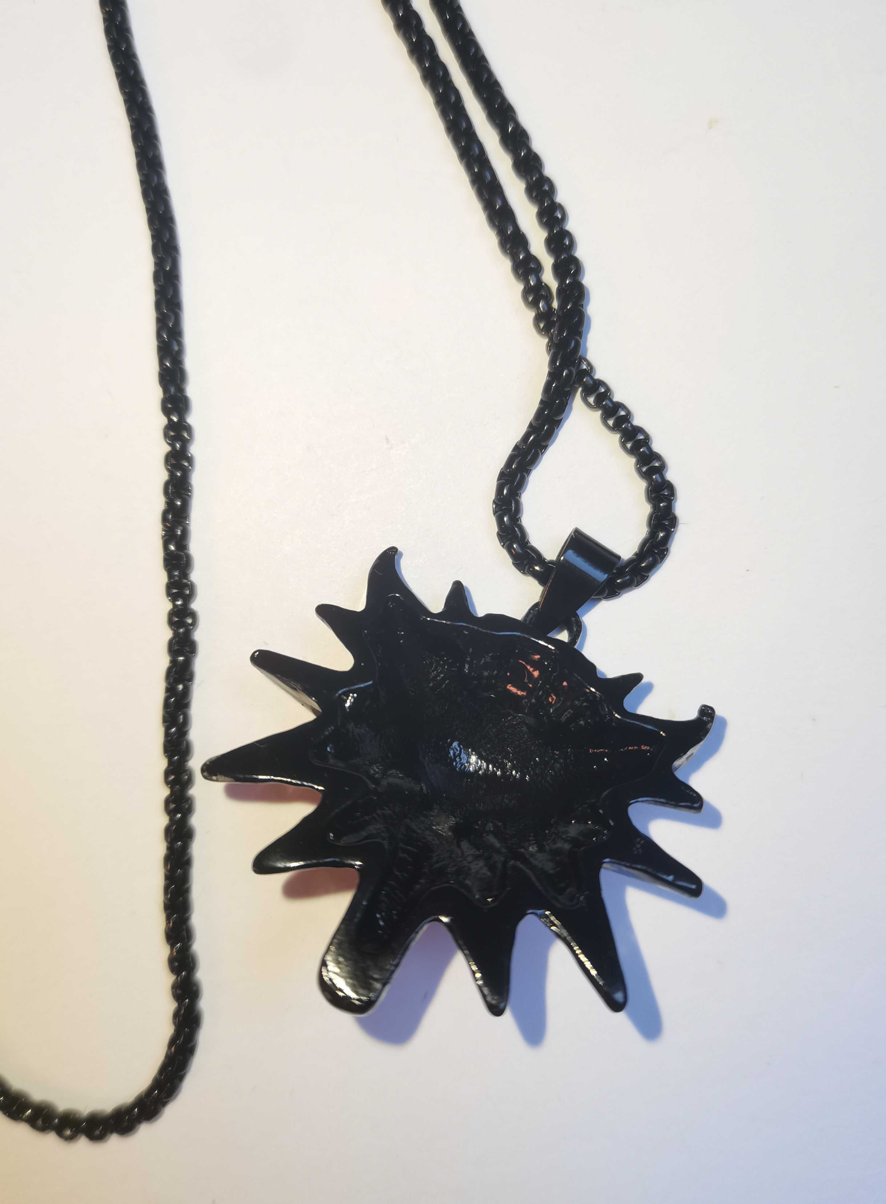 Wiedźmin / The Witcher - czarny medalion, amulet wiedźmiński