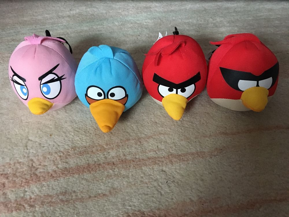 Miś pluszak poduszka ozdoba Angry Birds czerwony + gratisy