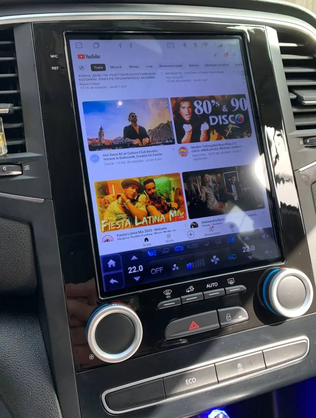 Rádio Android 12 com GPS Renault Mégane 4 (Novo)