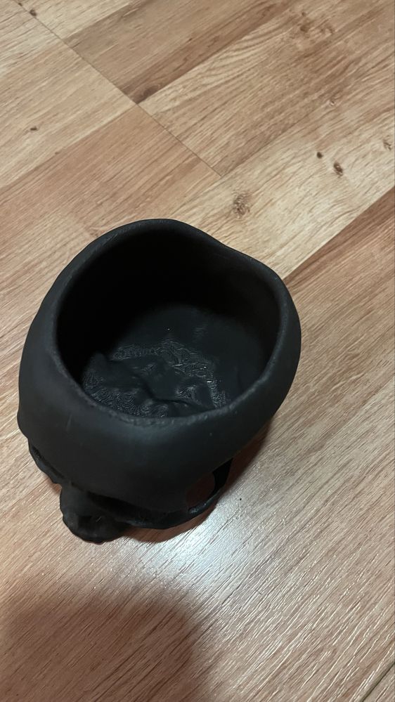 Czaszka na Halloween mini miseczka druk 3D
