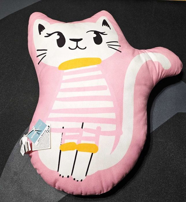 Poduszka Różowy Kotek - Sinsay Home - Nowa - 43 x 50 cm